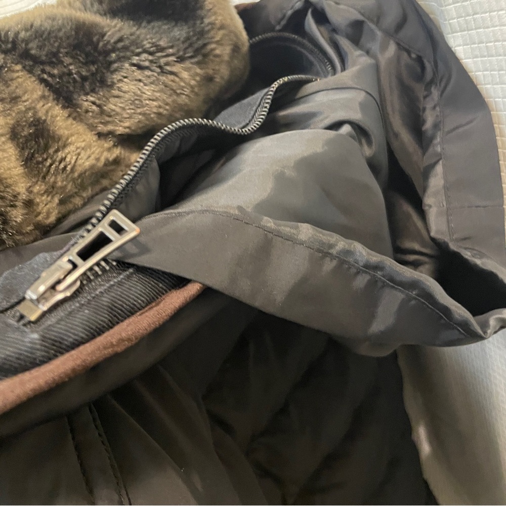 Zara Black Puffer Jacket Large - Picture 11 of 11